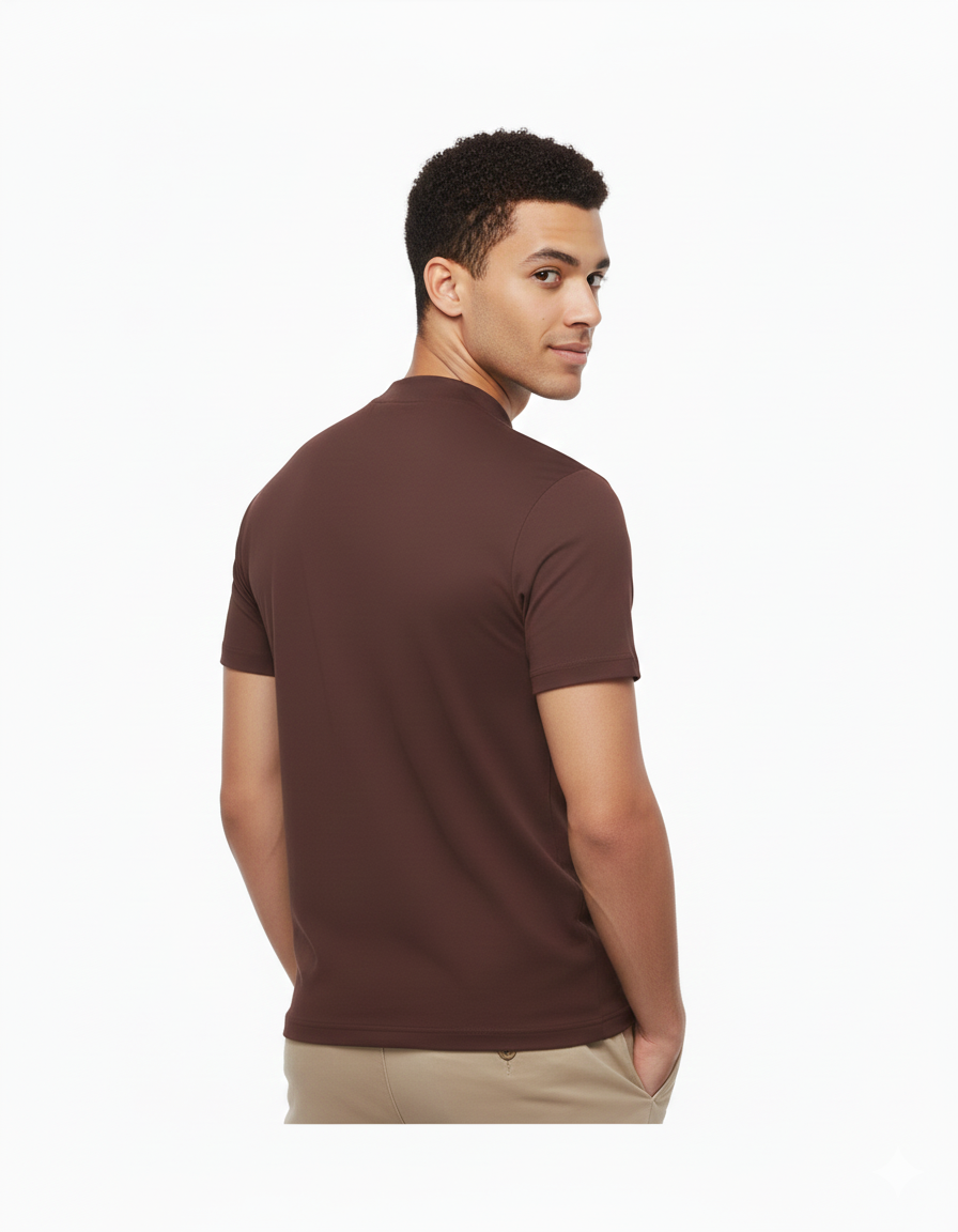 ÖZBAYS T-SHIRT BROWN